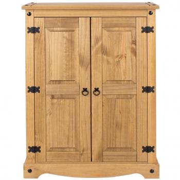 Core Products Premium Corona 2 Door Cupboard Unit, Wood, Antique Wax