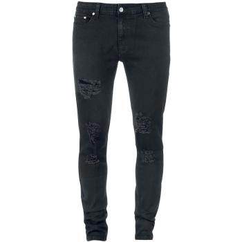 Tejanos Góticos Rock Rebel by EMP Darkest Hours Hombre W30L32 W38L34 Negro