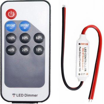 Remote Controlled LED Strip Dimmer for DC5V, 12V, 24V JQ