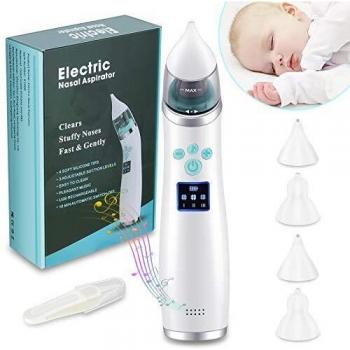 Mouche bebe，Mouche bebe electrique，Chargement USB, niveau de batterie et affichage du mode, avec 4