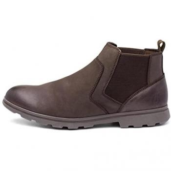 Stivali Uomo Tyrone in Pelle Marrone Hush Puppies
