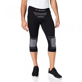 Energizer 4.0 X-Bionic 3/4 Leggings (Men) – Opal Black & Arctic White, Small