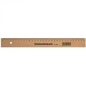 Standardgraph Holzlineal Buche natur 20cm