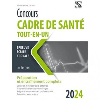 Concours cadre de santé 2024 Tout-en-un