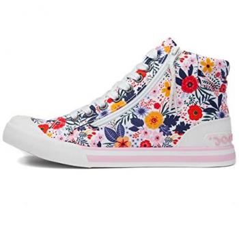 Rocket Dog Jazzin Hi-Top Damen Sneaker aus Baumwolle