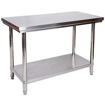 Station de travail inox Wiltec avec pieds réglables