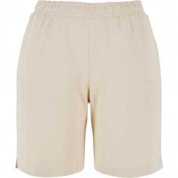 Ladies Organic Cotton Terry Shorts White Sand by Urban Classics