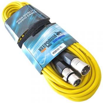 Keepdrum MC-001XXYW 6m XLR Kabel Gelb
