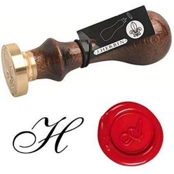 J.Herbin Siegel mit Holzgriff Italic H