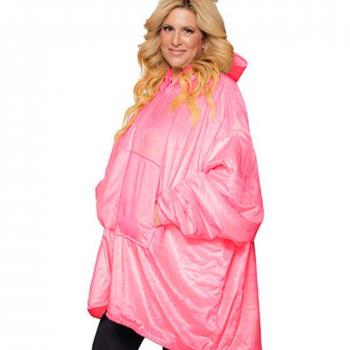 Couverture à capuche pour femme en hiver