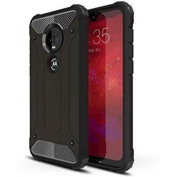 Dual‑Color Moto G7 Plus Protective Case – White/Black