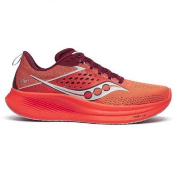 Scarpe Saucony Ride 17 rosse arancioni