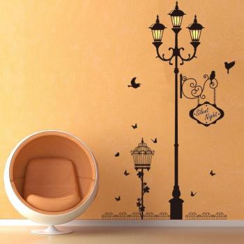 Vinyle “Oiseau Lumineux” – Décoration de Chambre à Coucher