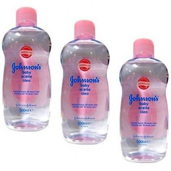 Johnson & Johnson Innenöl, 500 ml, rosa Farbe, 1 Flasche