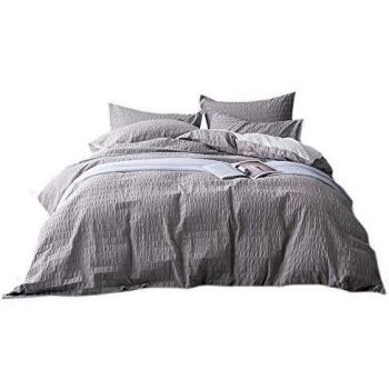 Set Copripiumino Seersucker Umi 100% Cotone 135x200 + 1x80x80 cm