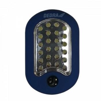 Lampe de Poche LED 24 + 3 Ovale avec Batteries