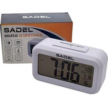 SADEL Easy Read LCD Alarm Clock with Backlit Display