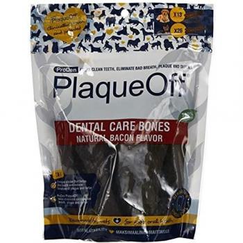 Plaqueoff Cuidado Dental Bones Veggie Bacon 485 gr, snack para perros