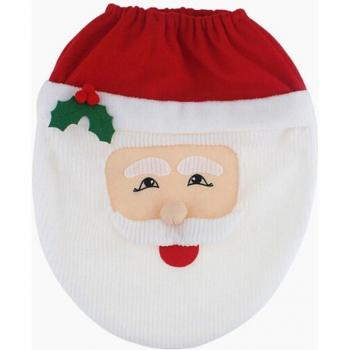 Xmas Bathroom Toilet Lid Decor