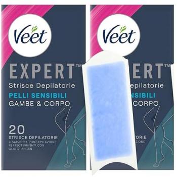 Veet Strisce Depilatorie con Linguetta EasyGrip 40 Strisce