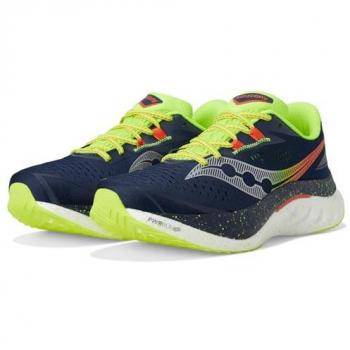 Saucony Endorphin Speed 4 – Bleu Nuit & Jaune Néon