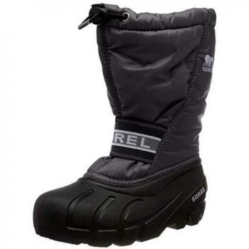 Sorel Bottes d'Hiver Unisexes pour Enfants, Youth Cub, Noir