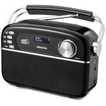 MEDION LIFE® E66809 Retro-Solar-DAB+ Radio mit Bluetooth und integriertem Akku