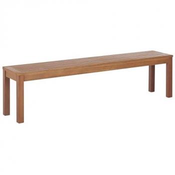 Rustic Eucalyptus Wood 3-Seater Garden Bench 170 cm