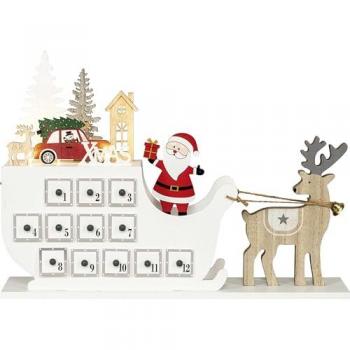 HGD Rentierschlitten Weihnachtsmann Figur