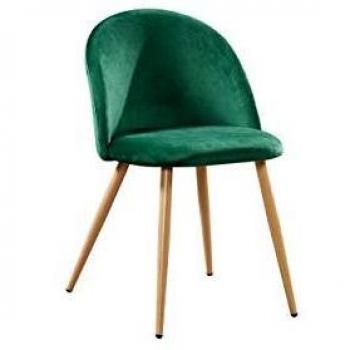 LPD Venice Velvet Dining Chairs & Marble Effect Tables (White, Chairs)