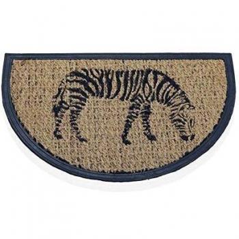 Zerbino a forma di mezzaluna zebra