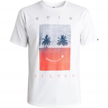 Quiksilver Men's Classic WBB0 Short Sleeve Shirt – White, L