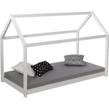 Lit Jouet Maisonnette 90 × 200 cm – Confort et sécurité pour enfants