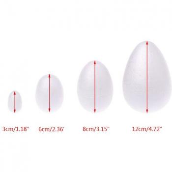 Easter and Christmas Foam Egg Decorations