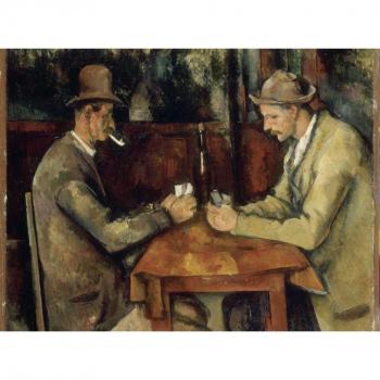 Cézanne: Les Joueurs de Cartes, 1894-1895 2000 Teile Puzzle von Grafika