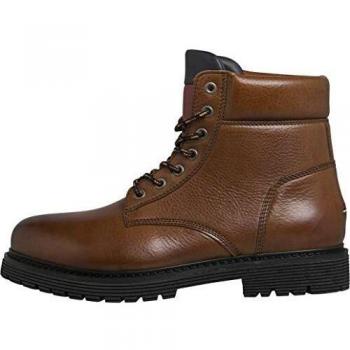 Tommy Hilfiger Herren Tommy Jeans WARM Boot Klassische Stiefel, Braun