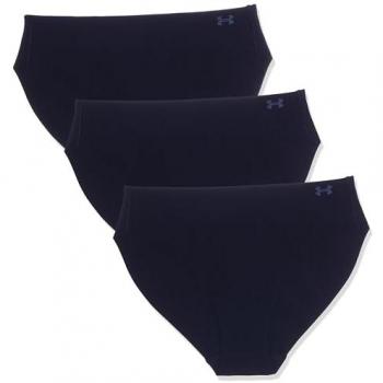 Conjunto de 3 bragas Under Armour Pure Stretch NS, negro