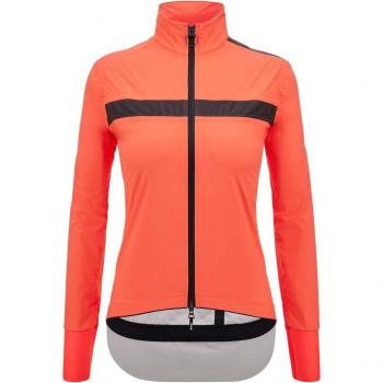 Giacca Santini Guard Neos Light Orange per Ciclismo Donna XS