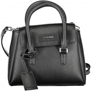 Calvin Klein Black Polyester Handbag with 2 Handles for Women