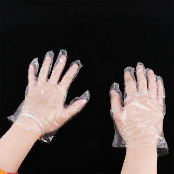 Gants de cuisine en plastique 100 pièces