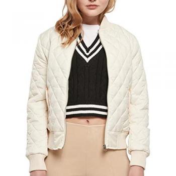 Piumino Doudoune con Motivo a Losanges, Nylon, Femmina – Urban Classics