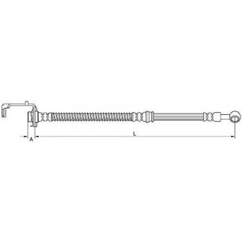 Metzger 4111049 Tubo Flexible de Freno