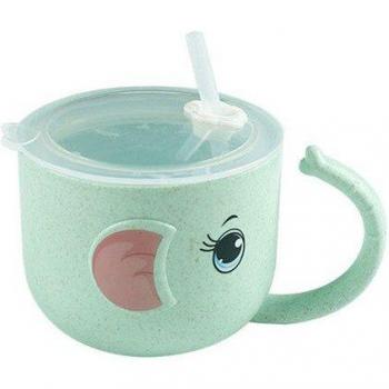Botella Elefante Con Pajita KidsSafe