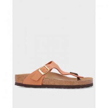 Birkenstock Gizeh Vegan in Birko-flor Nubuck Pecan EU 41