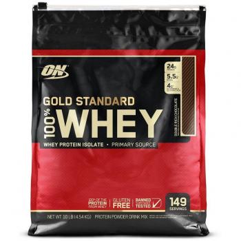 Protéine Gold Standard 100 % de Lactosérum – Chocolat (4,54 kg)