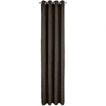 Wirth Gardine Trondheim 234 g/m², grau, 1 Stück, Ösen