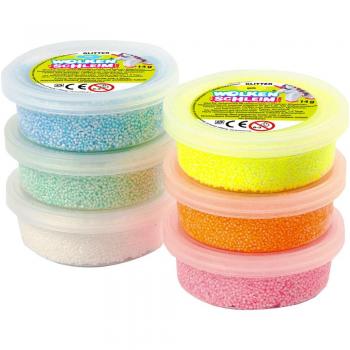 Wolkenschleim Glitter Modelliermasse, geeignet für Kinder ab 3 Jahren
