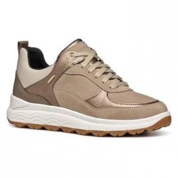 Geox Spherica 4x4 B ABX Sapato de Tênis Bege