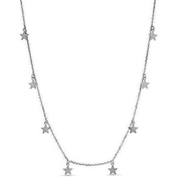 Collar de estrellas lisas Sereke de Luxenter en plata de ley 925