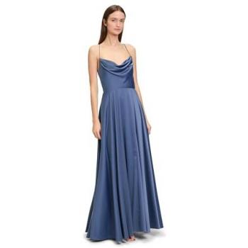 V.M. Abendkleid mit Wasserfall-Ausschnitt
